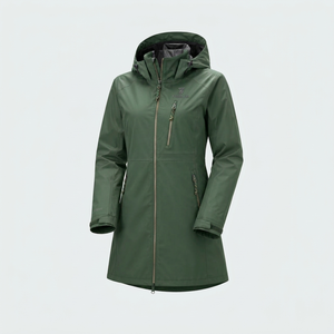 Chaqueta Impermeable para Hombre, con Cuello Alto, Cierre de Cremallera, para Invierno, Uso Casual al Aire Libre, Secado Rápido, Ligera, con Logotipo Frontal, Precio Económico - Product Image 2