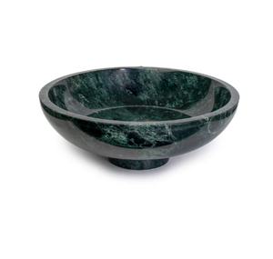 Modern Green Marble Multi-Functional Serving Bowl-<b>Kitchen</b> <b>Decorative</b> Fruit Bowl for Diwali Ramadan Celebrations - Product Image 1
