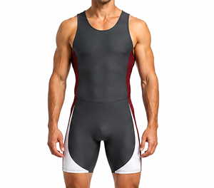 Maillot et short d'aviron sur mesure Unisuit une pièce pour les équipes d'aviron du collège et du club - Product Image 2
