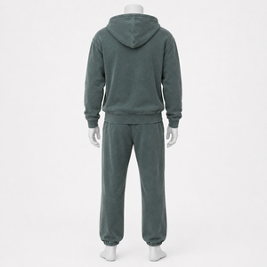 Chándal para hombre con lavado ácido, acabado artístico desgastado, construcción cómoda y estilo moderno para ocio y viajes. - Product Image 6
