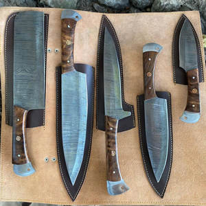 Juego de cuchillos de chef, solución completa de cuchillos de cocina para hogares modernos y cocina profesional, juegos de cuchillos de chef de acero de Damasco - Product Image 2