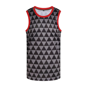 Camisetas de Baloncesto Formales Personalizadas, Ropa Deportiva, Ropa de Verano sin Mangas, Sublimación Frontal en Poliéster - Product Image 1