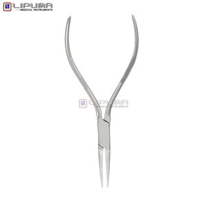 Pince à bec plat de haute qualité en acier inoxydable, instruments chirurgicaux orthopédiques pour la pliage des os, le renforcement et la manipulation des fils - Product Image 4