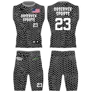 Tenue de football 7v7 sublimée, uniforme de compression, ensemble d'uniformes pour matchs de flag football 7 contre 7 - Product Image 1