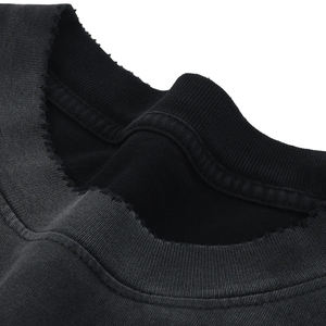 เสื้อยืดพิมพ์ลายวินเทจแบบย้อมสีเอซิด โลโก้สั่งทำ ผ้าคอตตอนหนา 100% ทรงบ็อกซี่ ตัดเย็บขอบดิบ ผ้าเจอร์ซีย์เนื้อหนา ซันเฟด - Product Image 3