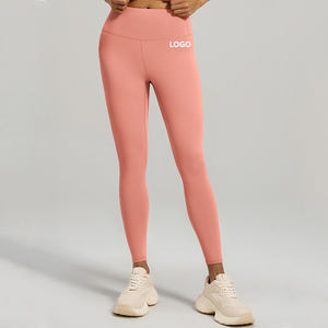 Leggings de Yoga de Cintura Alta hasta el Tobillo, Color Morado Sólido, Pantalones Elásticos sin Costuras para Mujer, Ropa Deportiva para Gimnasio - Product Image 5
