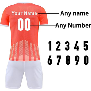 Vente en gros de tenues de football pour adultes 100% polyester, ensemble short et maillot respirant à séchage rapide, service OEM disponible, prix d'usine - Product Image 5