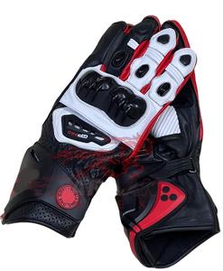 Gants de moto résistants aux chocs, respirants, en cuir, pour longues balades, gants de moto protecteurs - Product Image 1