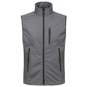 Meilleure vente fabriqué en usine gilet Softshell sans manches pour hommes gilet Softshell respirant et confortable pour adultes - Product Image 4