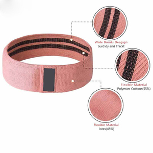 Banda de tela para entrenamiento de glúteos para ejercicios de resistencia en el gimnasio, accesorios de fitness al por mayor con logotipo personalizado OEM y personalización. - Product Image 6