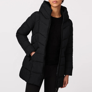 Solid Trader Classic Aesthetic Ultra Warm Heavyweight <b>Padded</b> Parka Smooth Zip Full Length Hooded Casual <b>Men</b> <b>Long</b> Down <b>Coat</b> - Product Image 5