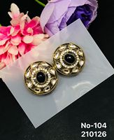 Anting-anting stud geometri trendy berbahan alloy dengan berlian imitasi, perhiasan buatan tangan, hadiah untuk wanita, cocok untuk acara pernikahan & pesta