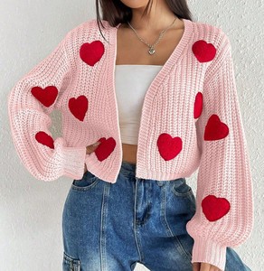 Suéteres de Punto con Bordado Floral para Mujer, Tendencia Viral 2026, Servicio OEM, Oferta, Suéter para Dama - Product Image 5
