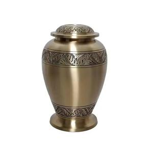 Direct from Factory Handcrafted Aluminum Cremation <b>Urns</b> for Human Ashes Budget-Friendly Adult Ash <b>Urns</b> Indian Funeral Supplies - Product Image 5