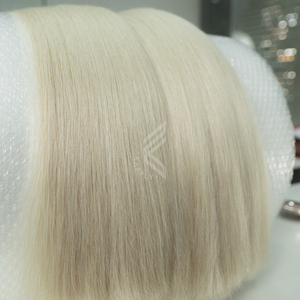 Les plus intéressés paquets de cheveux humains bouclés indiens bruts paquets de cheveux bruts échantillons droits naturels - Product Image 2