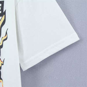 Proveedor de Camisetas Extra Grandes con Estampado Casual para Mujer OEM, Camiseta de Algodón Suave de Alta Calidad, Tejido Transpirable para Ropa de Marca Privada - Product Image 3