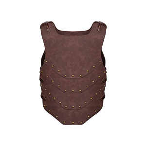 Chaleco de Armadura Medieval de Cuero, Placa de Pecho de Caballero de Cuero, Protector Corporal Ajustable para Disfraces, Cosplay, Reenactment, Fiesta de Halloween - Product Image 1