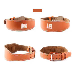 Cinturón de Cuero de Vaca de Alta Calidad para Gimnasio, con Logotipo Personalizado, Soporte Lumbar para Fitness y Culturismo, Cinturón de Levantamiento de Pesas de Largo Alcance - Product Image 3