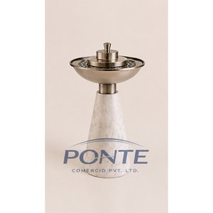 Quemador de Incienso Árabe de Mármol y Latón, Elegante Mabkhara de Travertino para Incienso Oud, Regalo Especial para Ramadán y Decoración Moderna para el Hogar - Product Image 2