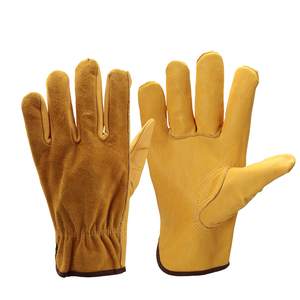 Guantes de Cuero Industriales Personalizados OEM ODM, Guantes de Seguridad Cómodos y Protectores, Precio de Fábrica - Product Image 1