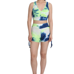 Ensemble de soutien-gorge de sport léger et respirant pour femme, haute maintien, avec logo frontal, design unique, séchage rapide, pour yoga et gym, vente en gros - Product Image 1