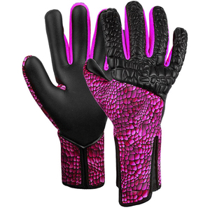Gants de gardien de but en cuir professionnels unisexes, isolés thermiquement, avec sangle de poignet réglable, protection antidérapante des doigts - Product Image 4