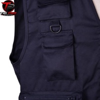 Gilet utilitaire personnalisé pour homme, couleur au choix, col en V, fermeture éclair intégrale, plusieurs poches zippées, pour la chasse, la pêche, la photographie, les voyages, imprimé