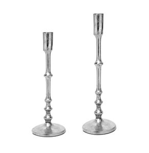 Modern Silver Candlestick Holders Decorative <b>Tall</b> Candle Stands for Home Decor <b>Table</b> Centerpiece Wedding Dining Room Bedroom - Product Image 6