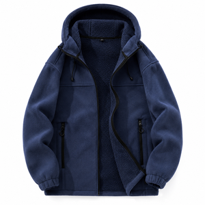 New Arrival Men's Winter Hooded Breathable Windproof <b>Waterproof</b> <b>Padded</b> Warm Sporty Two-Piece Jacket Suit Comfortable Sportswear - Product Image 2