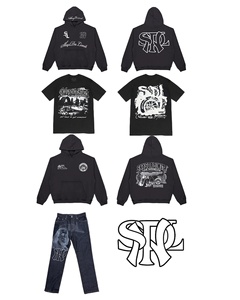 Custom Designs Skysdalimittt 300gsm Vintage Tees 100% Cotton Knitted Loose Fit Quick Dry Customize T-Shirt Sdl Clothing Men's - Product Image 5