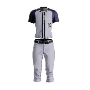 Nouvel uniforme de baseball personnalisé avec logo, vente en gros, style pakistanais, impression numérique, 100% polyester, vêtements de sport, uniforme de baseball - Product Image 1