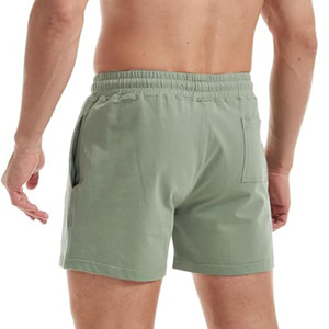 <b>Men</b> Solid Color Cotton <b>Shorts</b> With Pockets Drawstring Waist Casual <b>Short</b> <b>Shorts</b> Mid Rise Breathable Workout Wear - Product Image 3