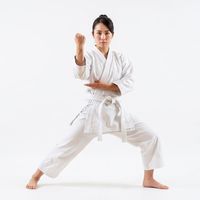 Seragam Karate Wanita Profesional untuk Latihan Seni Bela Diri, Ringan, Nyaman, Ukuran Sesuai Pesanan, Pakaian Olahraga Kompetisi