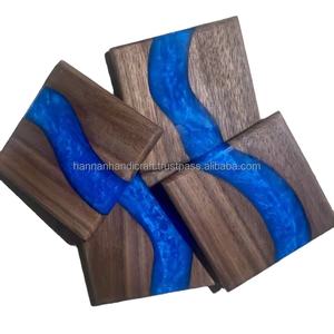 Sous-verres en marbre de bois de qualité supérieure à bas prix avec un design élégant et classique pour une utilisation quotidienne de la vaisselle - Product Image 4