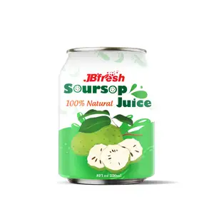 Jus 250ml JBFRESH Soursop minuman buah untuk minuman lembut jus buah segar 100% minuman buah segar alami