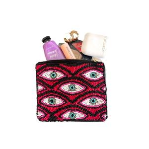 Monedero de cuentas para mujer, hecho a mano en India, ideal para el día. - Product Image 1