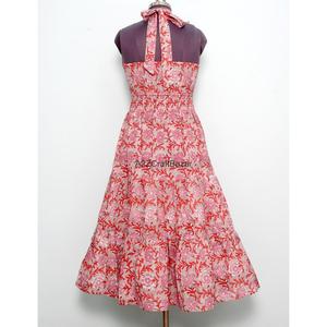 เดรสยาวผ้าฝ้ายคุณภาพดีเยี่ยม แต่งสม็อค โชว์ไหล่ เซ็กซี่ แฟชั่นสำหรับผู้หญิง สวมใส่สบายๆ สำหรับงานปาร์ตี้ - Product Image 5