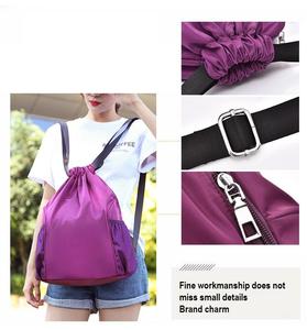 Premium <b>Drawstring</b> Sports <b>Backpack</b> with Side Mesh Pockets Large Capacity Cinch Bag for Gym Training and Athletics - Product Image 4