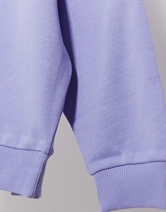 Men's <b>Black</b> Crew Neck <b>Sweatshirt</b> Regular Fit Solid Color Knitted Cotton Pullover Casual Autumn Wear - Product Image 2
