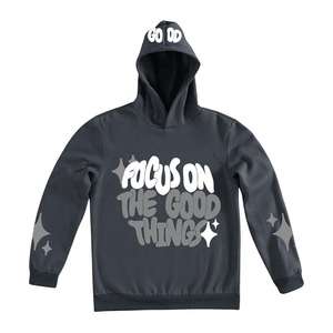 Men's Letter Graphic Hooded <b>Sweatshirt</b> <b>Slogan</b> Print Casual Pullover Top Streetwear - Product Image 1
