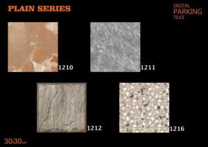 Carreaux de sol extérieurs en céramique à impression numérique, finition mate, 300x300mm (30x30cm, 12x12 pouces) pour allées de stationnement - Product Image 3