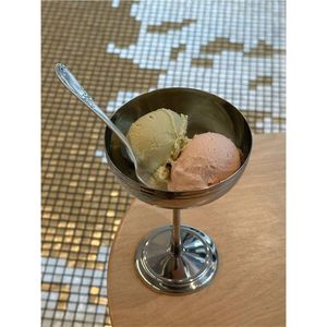 Moderno Plato de Metal Plateado para Helado, Tazón de Postre con Pedestal, Plato Duradero para Sundae, Vajilla para Hotel, Restaurante, Bar, Tazón para Aperitivos - Product Image 3