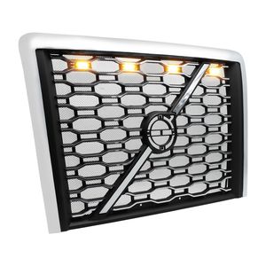 Griglia Cromata e Nera Aggiornata per Volvo VNL Semi Trucks dal 2018 in poi, Inclusa Rete Anti-insetti e Striscia Luminosa - Accessori per Camion - Product Image 3