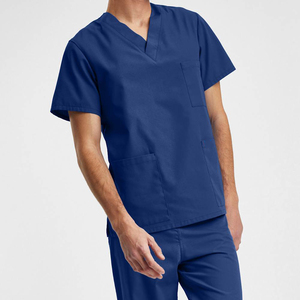 Tenues médicales unisexes super douces sur mesure, haut et pantalon 2 pièces, uniforme d'infirmière, logo personnalisé, blouses d'hôpital - Product Image 3