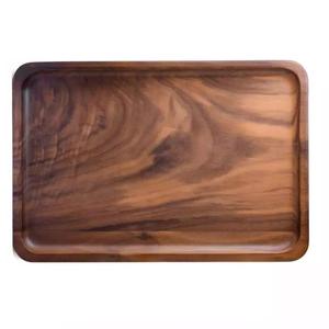 Plateau de service rond et ovale en bois durable, plateau de petit-déjeuner en bois, nouveau design, plateau de haute qualité pour la maison, l'hôtel, la cuisine - Product Image 5