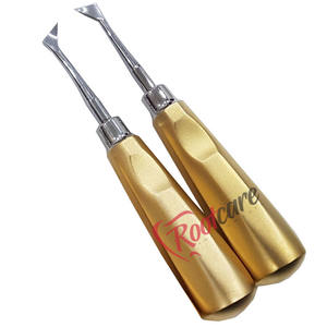 Último Set Premium de Cuidado Radicular Dental, Kit de Elevadores de Raíces de 7 Piezas con Recubrimiento Dorado, Implantes Manuales Quirúrgicos Clase I CE - Product Image 5