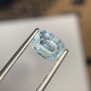 Piedra Preciosa de Aguamarina Azul Cielo Natural, Facetada, Suelta, para Joyería - Product Image 3