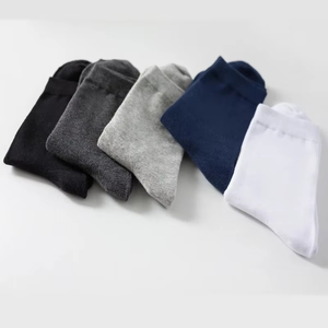 Ankle <b>Socks</b> Solid Color Knitted Cotton Breathable for Adults Casual Daily Wear Spring Season - Product Image 1
