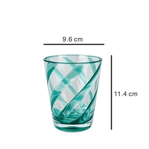 Unbreakable <b>Plastic</b> Transparent Modern Spiral <b>Drinking</b> <b>Cups</b> for Poolside Party Outdoor - Product Image 2