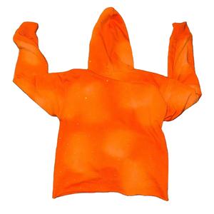 Sudadera con capucha lavada desgastada Vintage de alta calidad, ropa de calle personalizada para hombres, patrón impreso de talla grande para invierno, venta al por mayor personalizada - Product Image 2